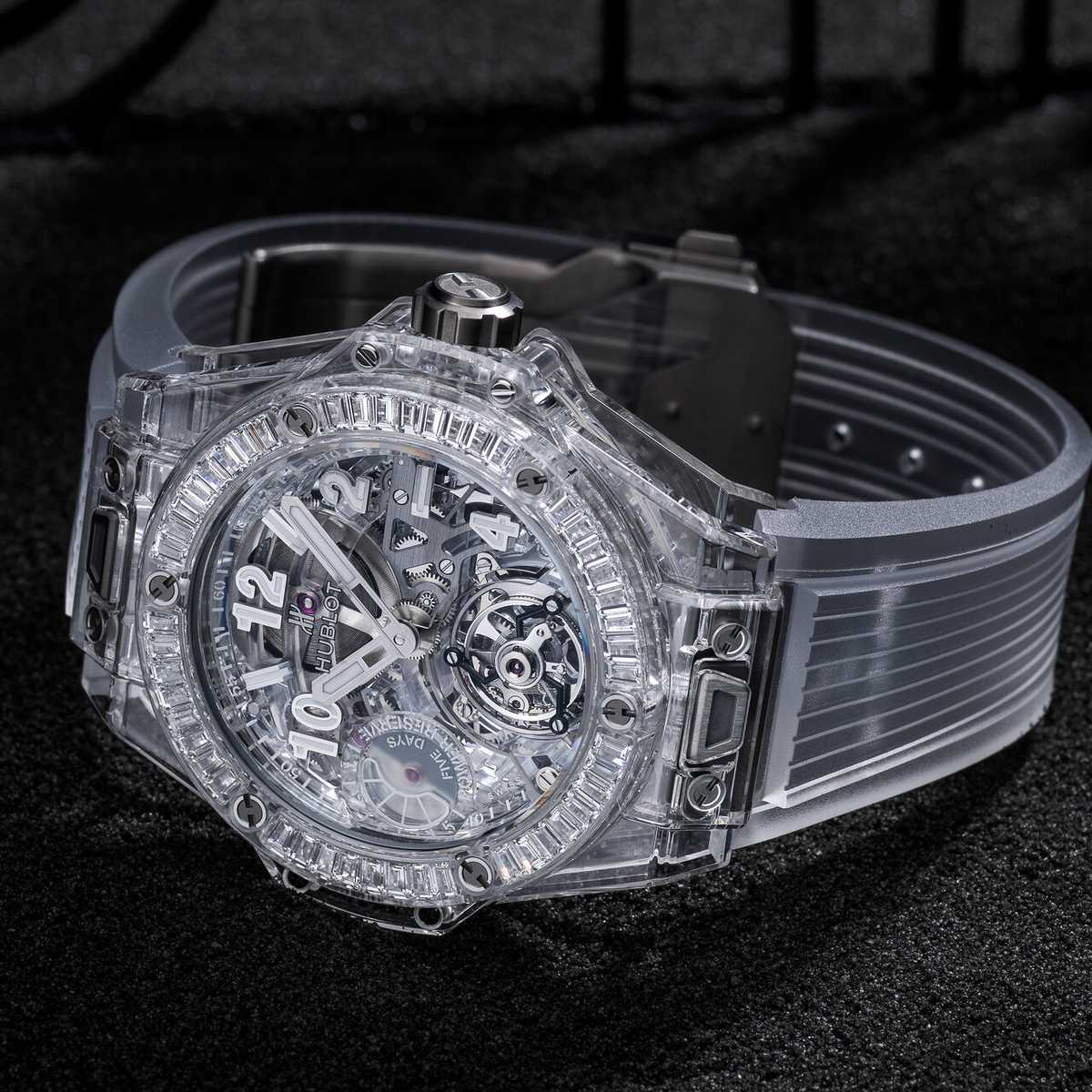 Big Bang Tourbillon Power Reserve 5 Days Sapphire Baguette