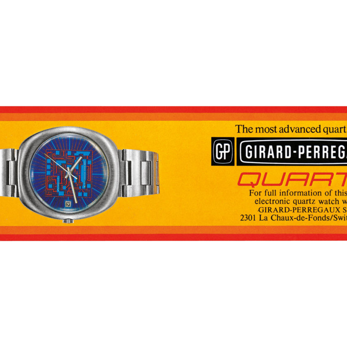 Girard Perregaux Publicité 