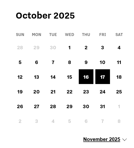 Events_Calendrier_Oct 25