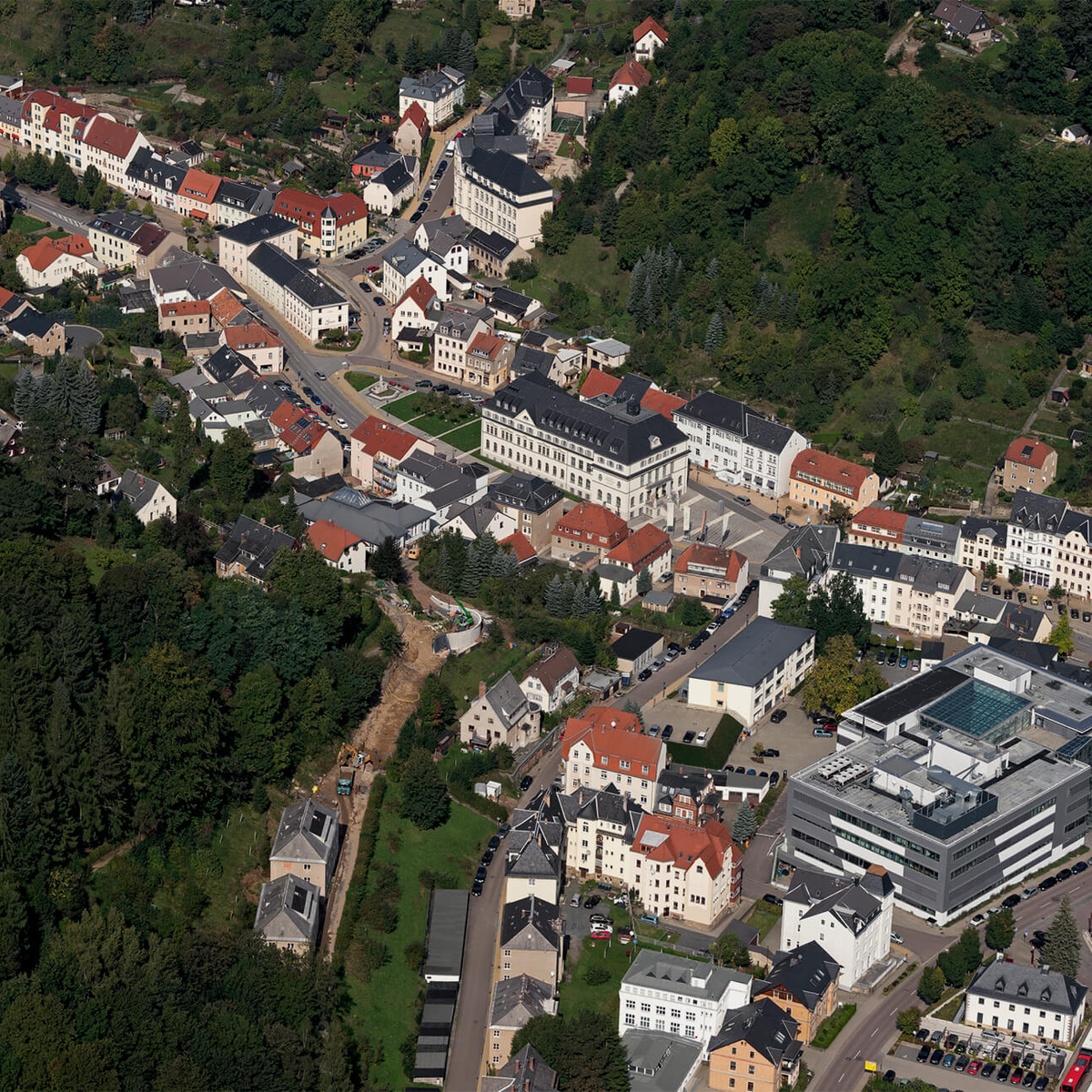 Aerial from Glashütte