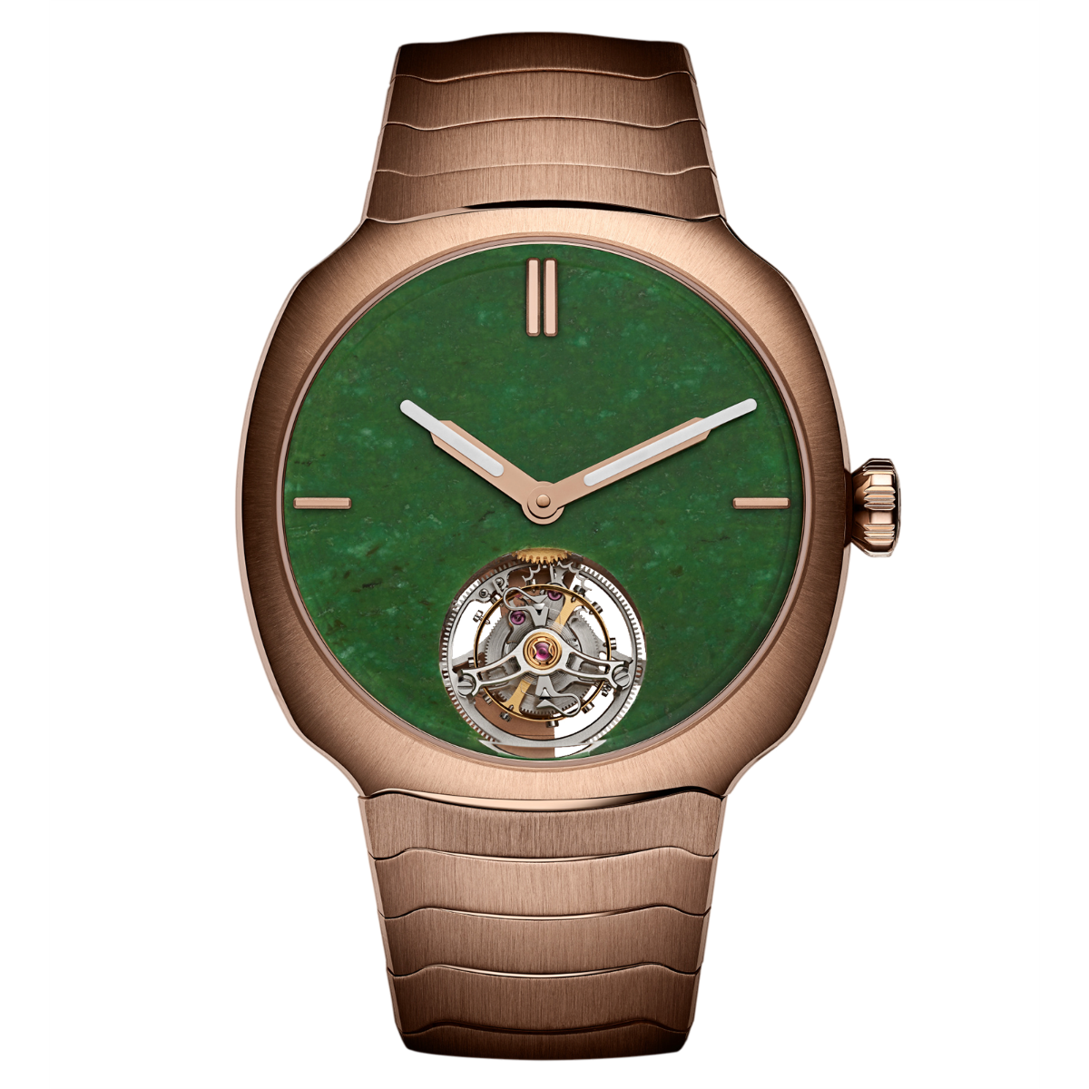 Novelties 2024_H. Moser & Cie Streamliner Tourbillon Wyoming Jade