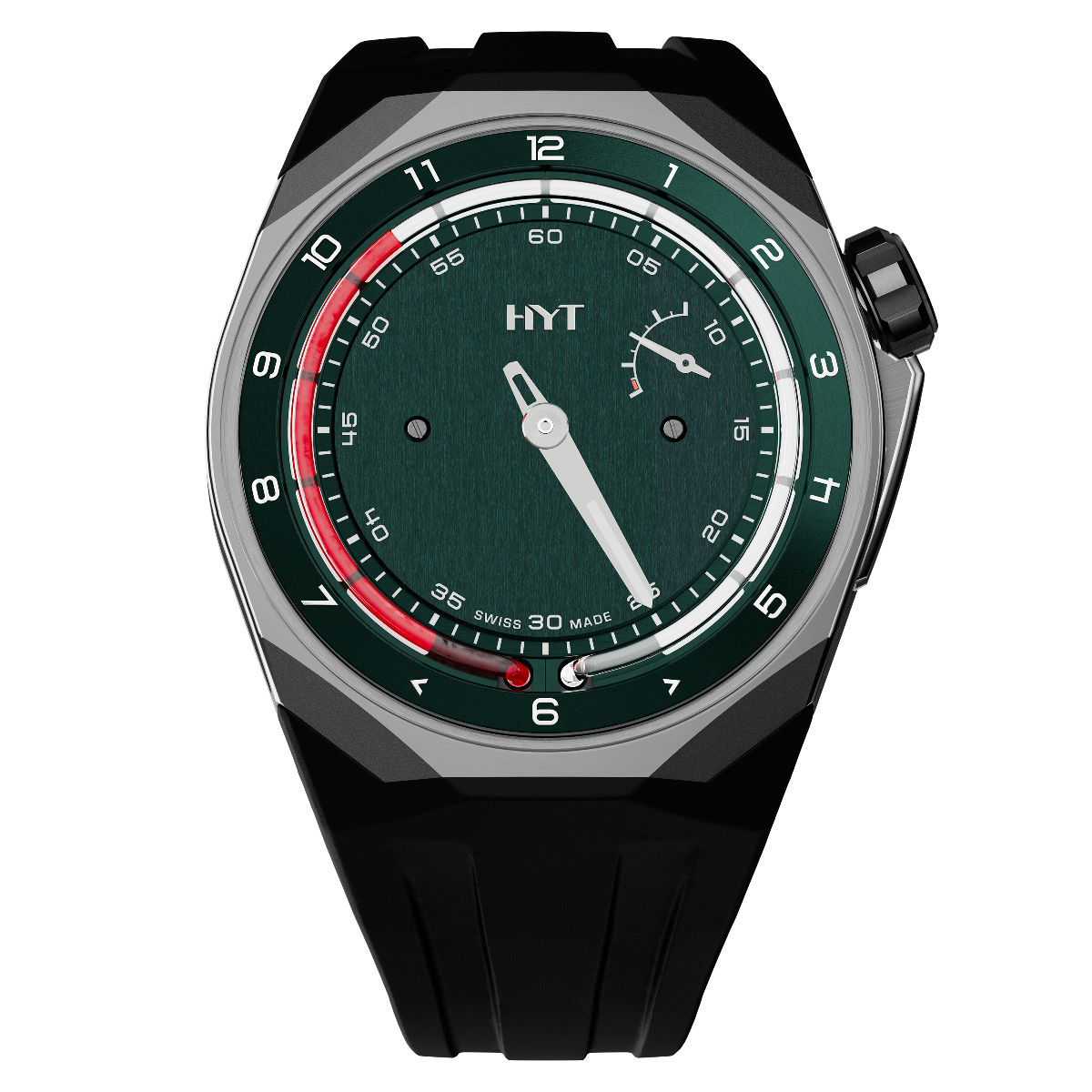 Novelties 2024_HYT T1 Titanium Green Millésime Edition