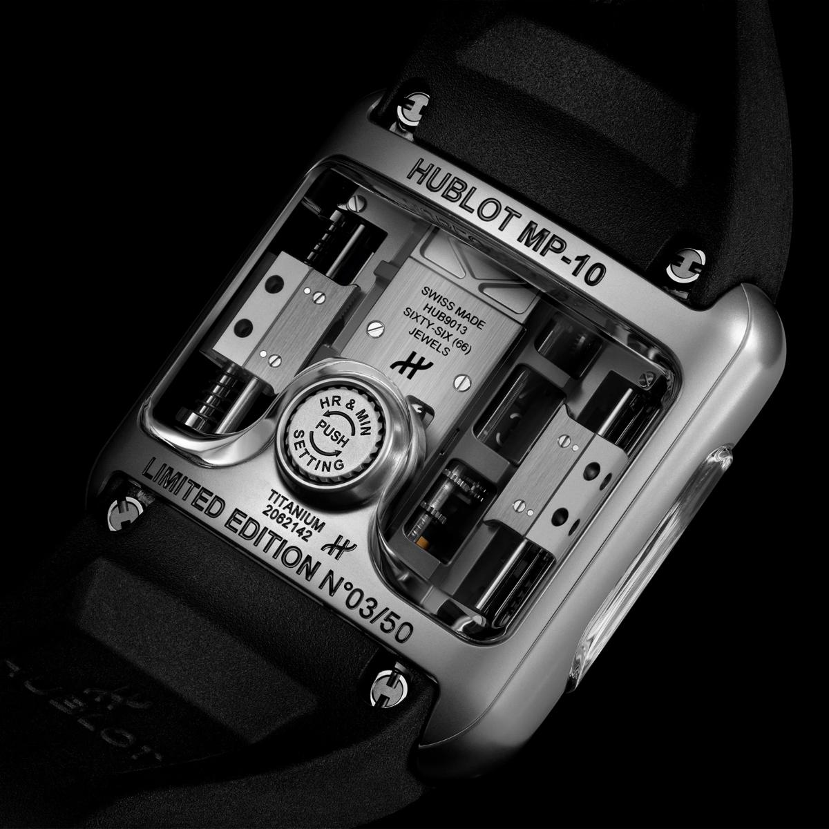 Novelties 2024_Hublot MP-10 Tourbillon Weight Energy System back