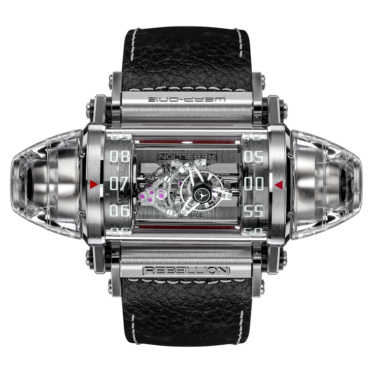 Weap-One Diamond Asymmetrical Flying Tourbillon