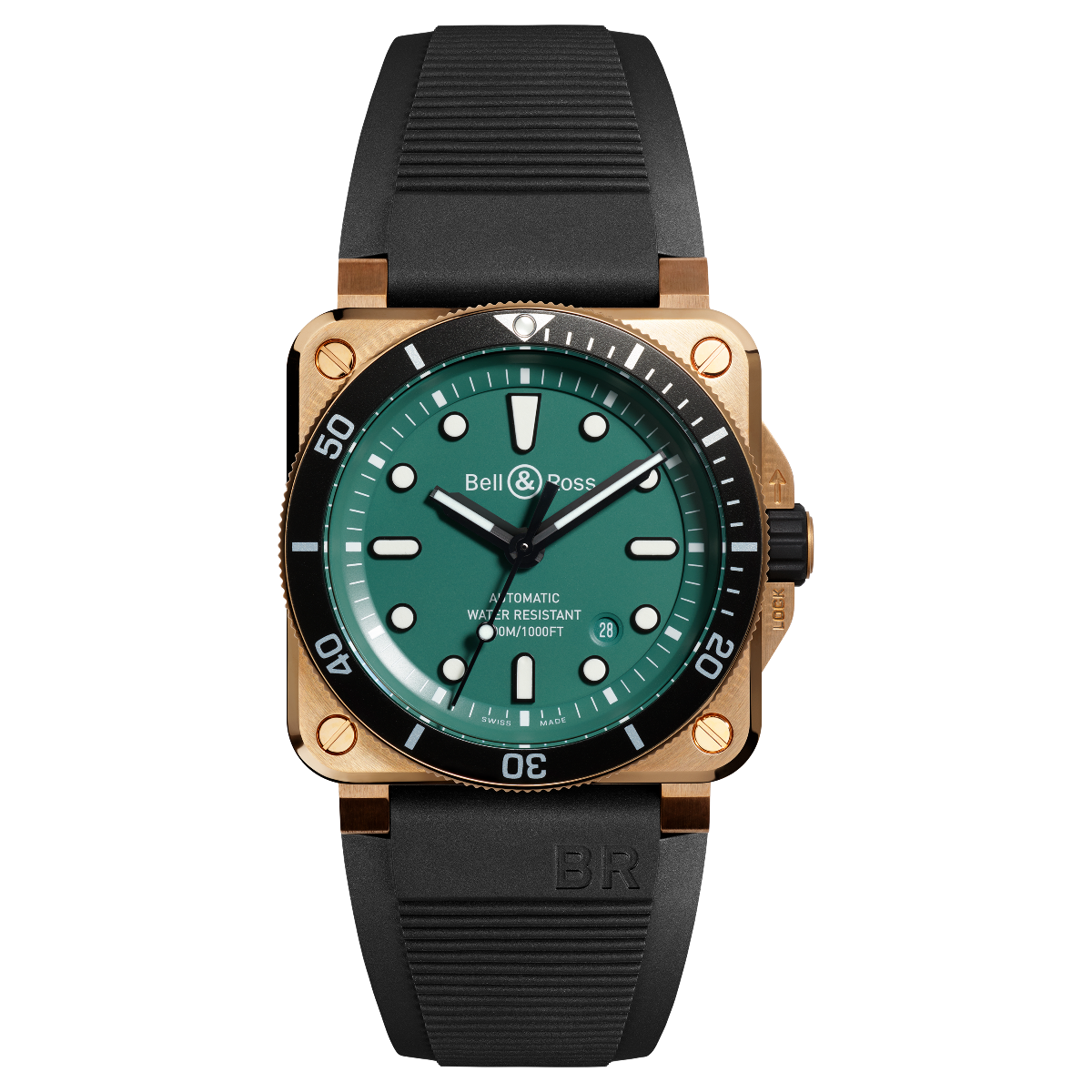 Novelties 2024_Bell & Ross BR 03-92 Diver Black & Green Bronze