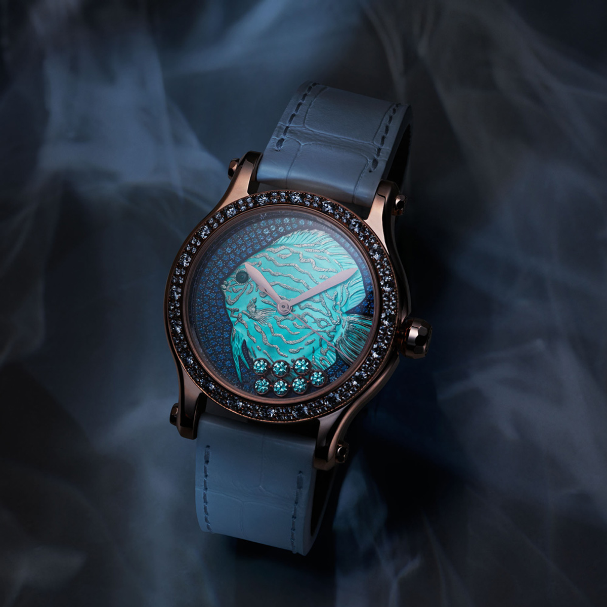 Happy Fish Watch by night, 2015 ©Chopard