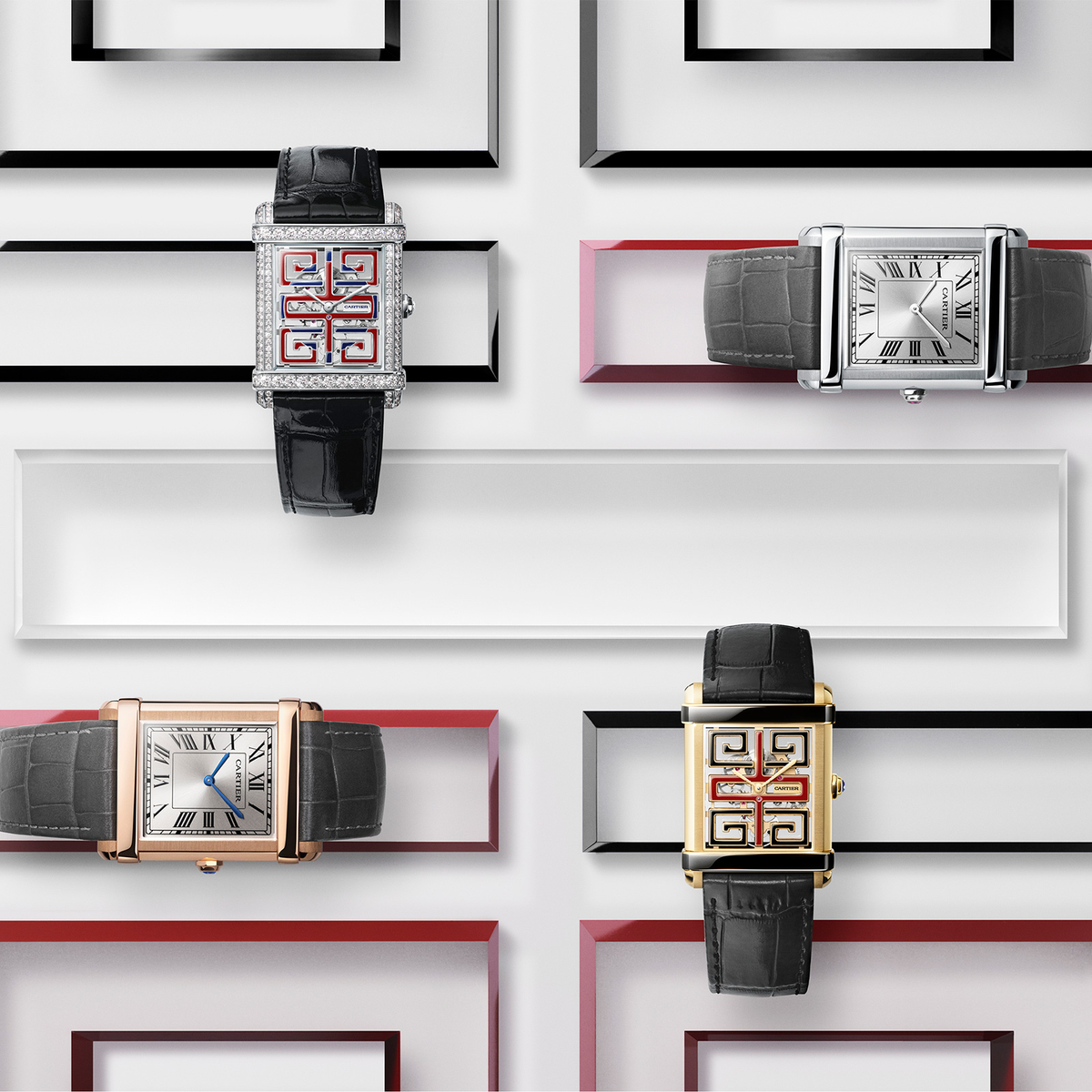 Cartier Privé Tank Chinoise Squelette