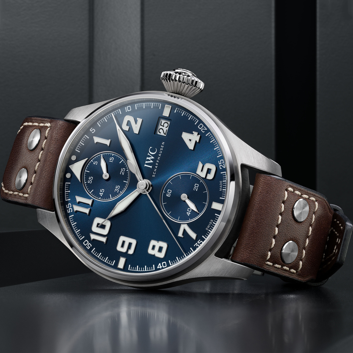 Grande Montre d'Aviateur Monopoussoir Édition « Le Petit Prince »