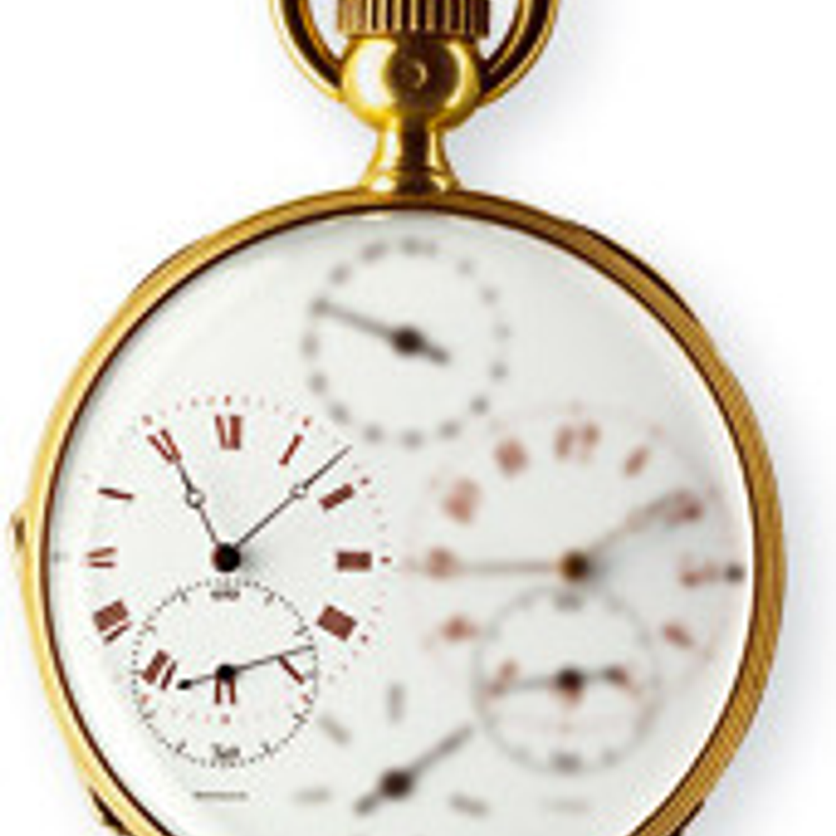 Montre de poche à chiffres arabes et romains