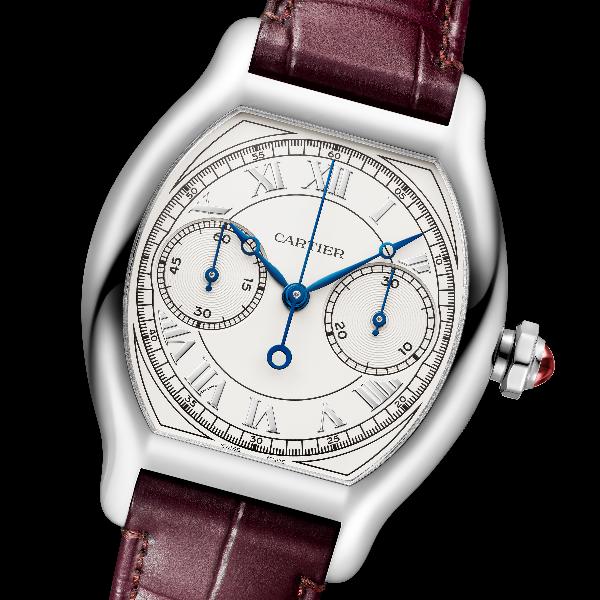 Novelties 2024_Cartier Privé Tortue Chronographe Monopoussoir front