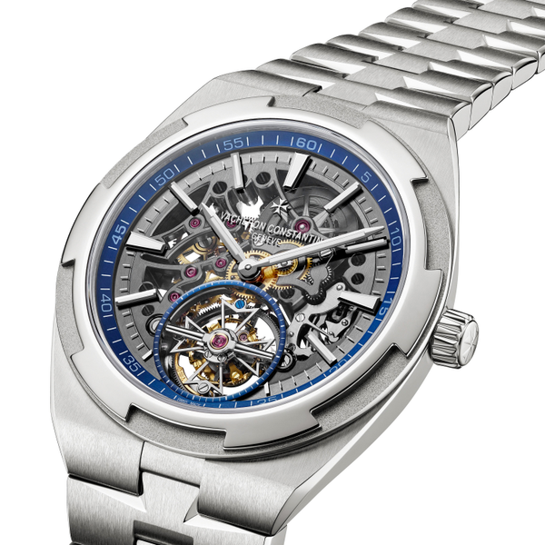 Overseas tourbillon skeleton