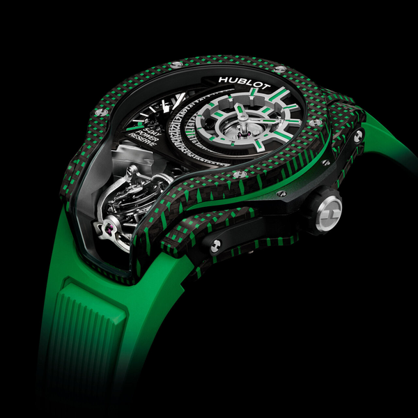 MP-09 Tourbillon Bi-Axis Green 3D Carbon