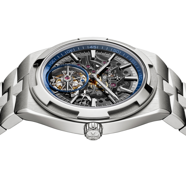 Overseas tourbillon skeleton