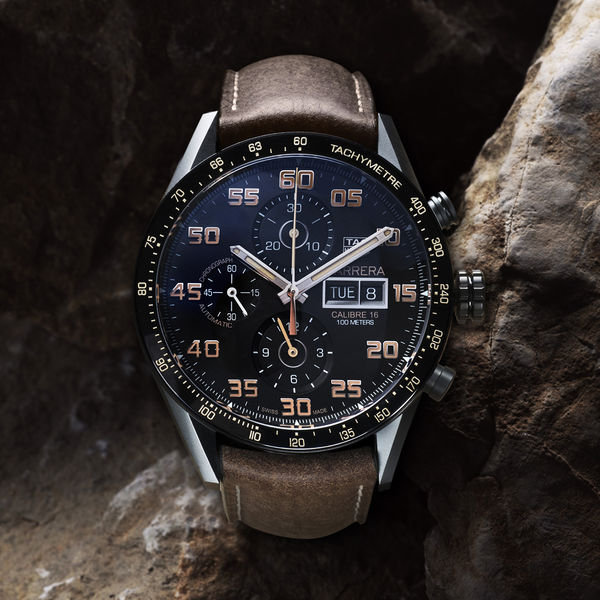 Carrera Calibre 16 Day-Date Chronograph Black Titanium