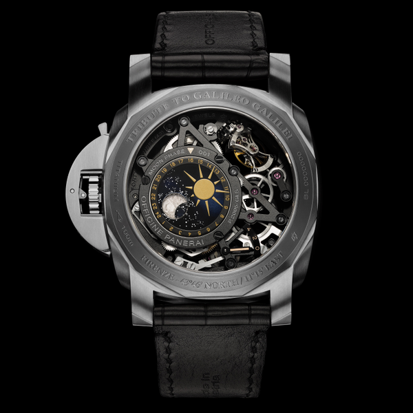 L’Astronomo — Luminor 1950 Tourbillon Moon Phases Equation of Time GMT — 50 mm