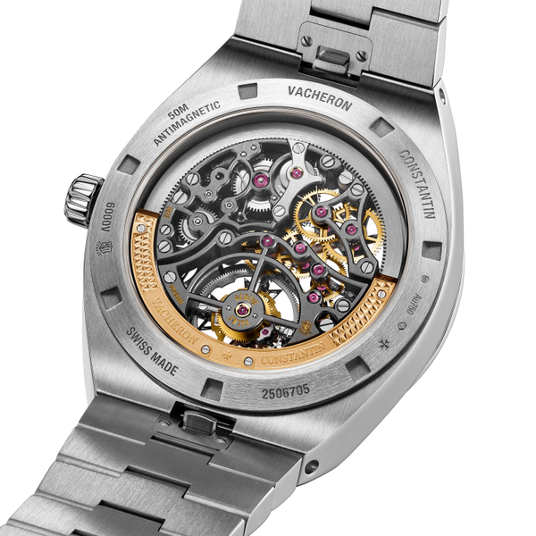 Overseas tourbillon skeleton